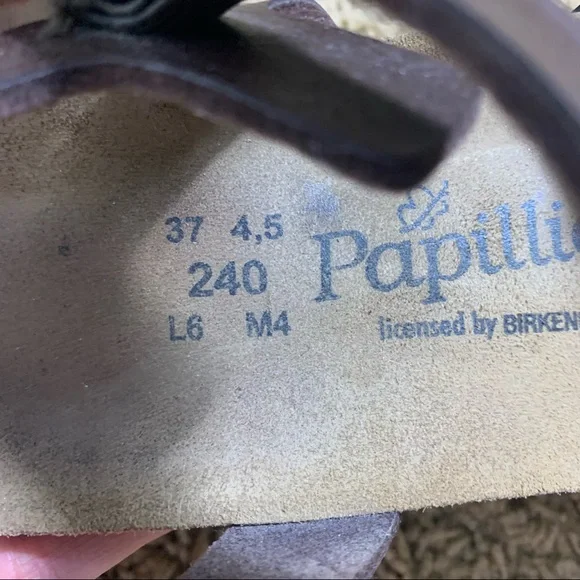 Birkenstock Brown Strappy Sandals - Picture 6 of 8